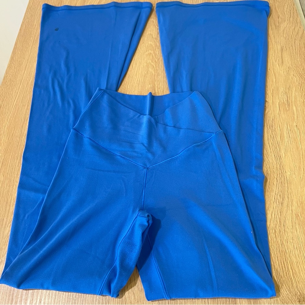Aerie blue flare leggings